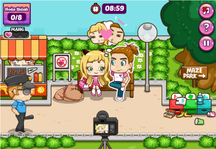 game pha binh buoi hen ho 2