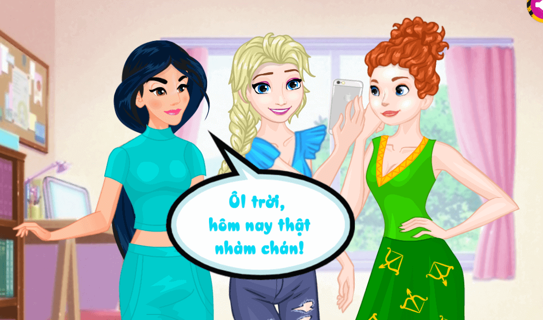 Game công chúa ma nơ canh