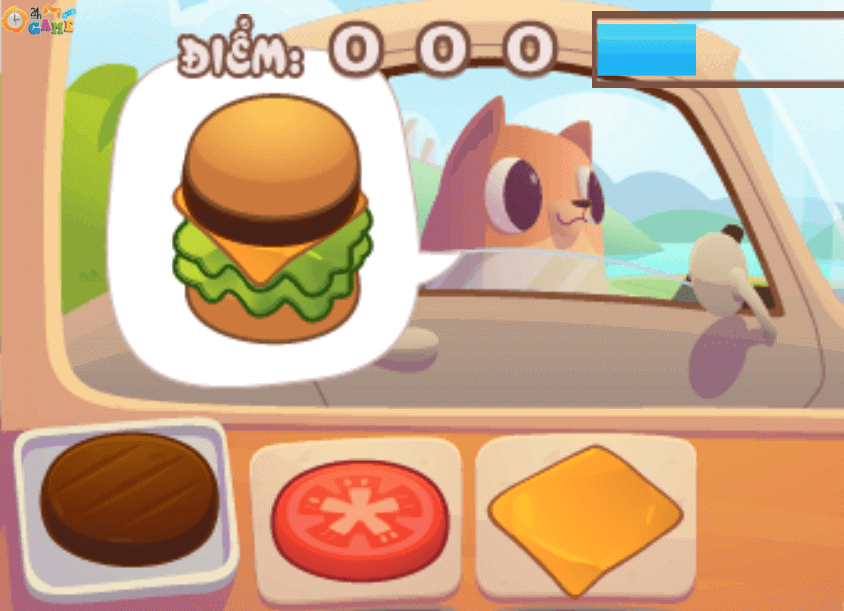 Game làm bánh cho pet