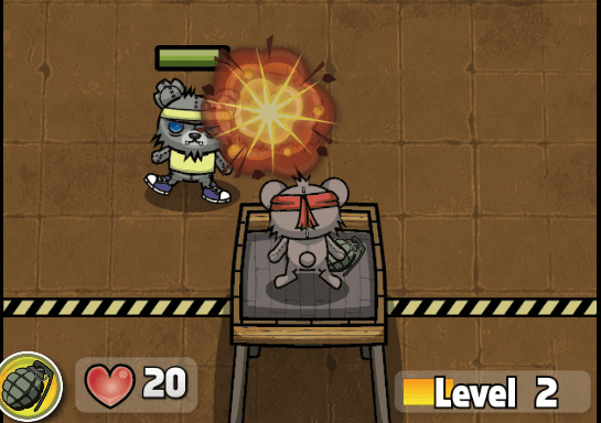 Game gấu bông diệt zombie