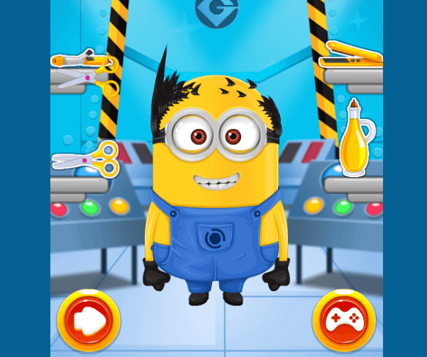 game cắt tóc cho minion